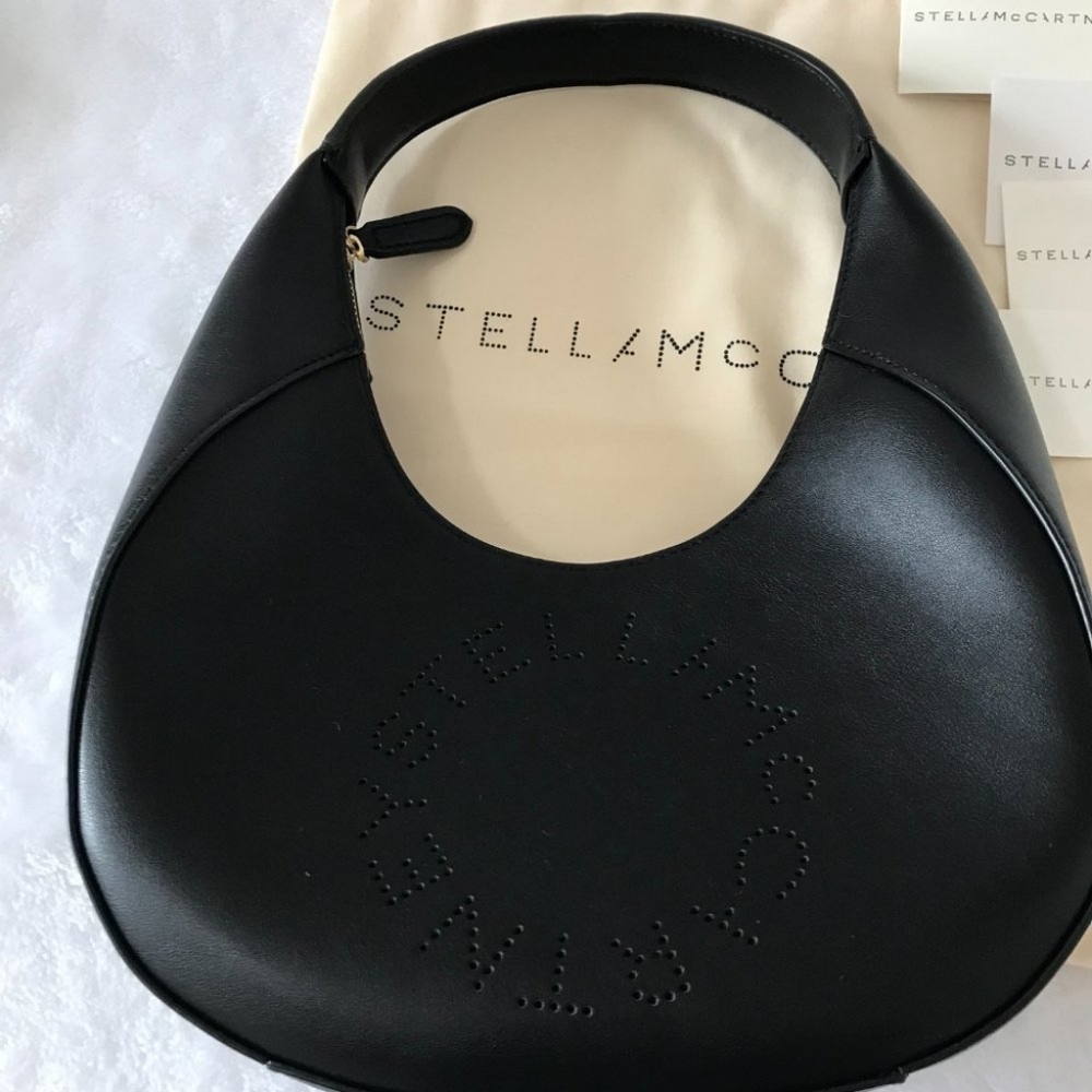 Small Stella Logo Hobo Shoulder Bag